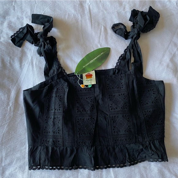 FARM Rio Lace Eyelet Top - Picture 11 of 14